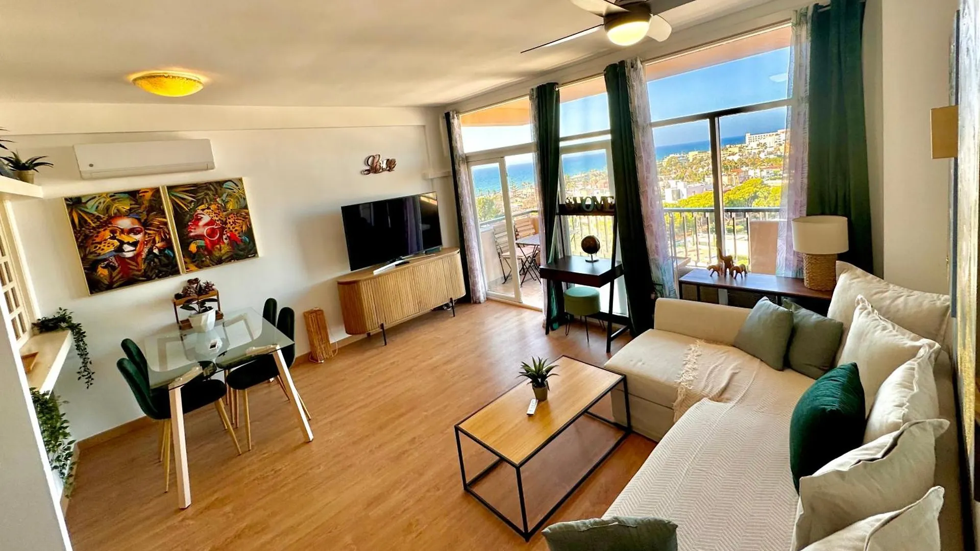 Vive La Playa A 5 Min Con Vistas-Piscina-Aire Acondicionado-Ventiladores De Techo-Wifi-Orientacion Sur Roquetas de Mar