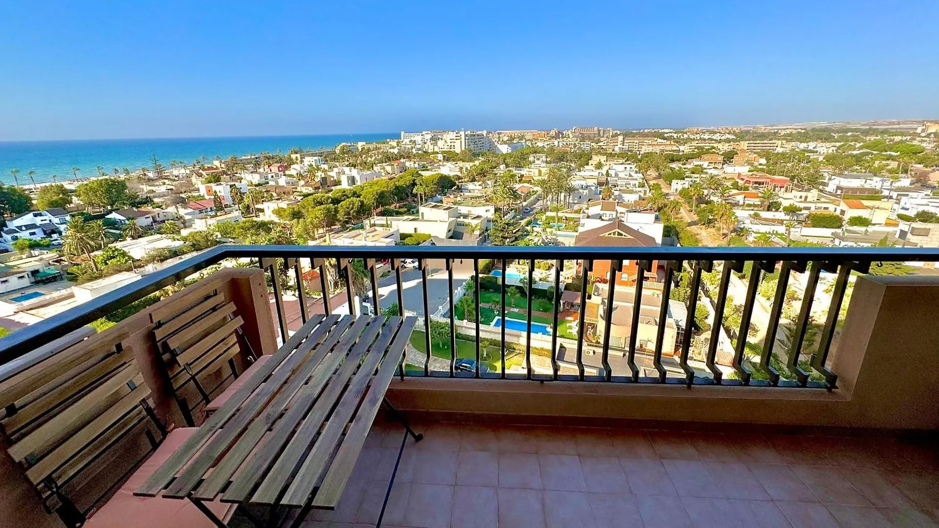 Vive La Playa A 5 Min Con Vistas-Piscina-Aire Acondicionado-Ventiladores De Techo-Wifi-Orientacion Sur Roquetas de Mar Espanha